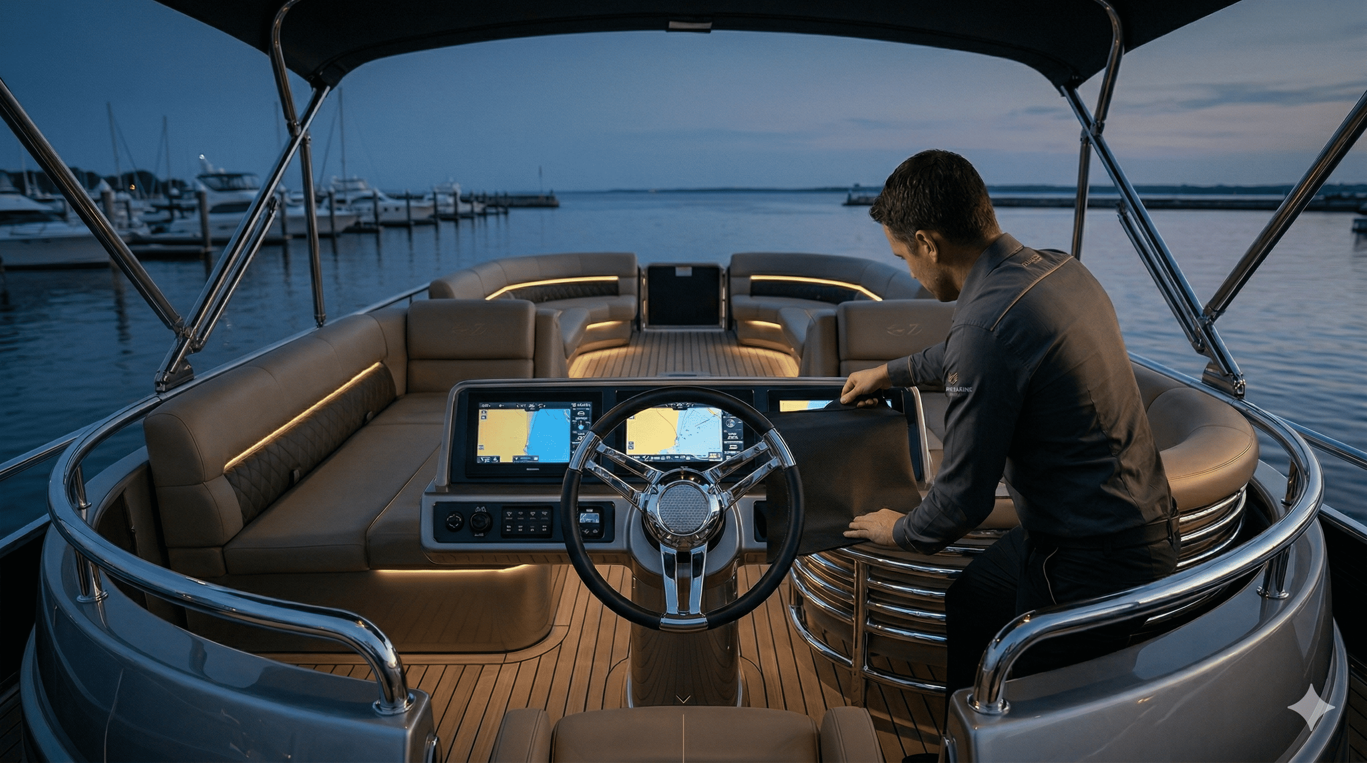 Protection plancher marin